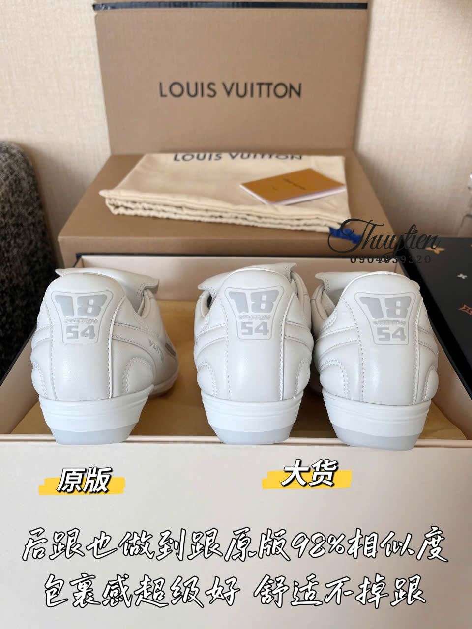 So Sánh Hai Mẫu Giày Lv Nam Bản Authentic Và Rep 1:1