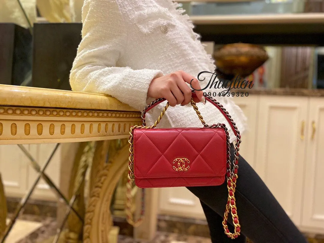 Chanel 19 WOC With Coin Purse  Bragmybag  Chanel 19 woc Chanel 19 Chanel  19 wallet on chain