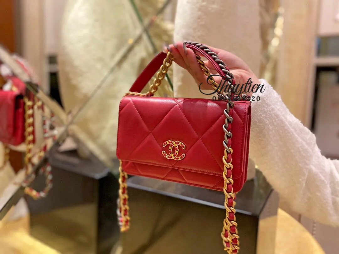 Chanel 19 denim WOC Luxury Bags  Wallets on Carousell