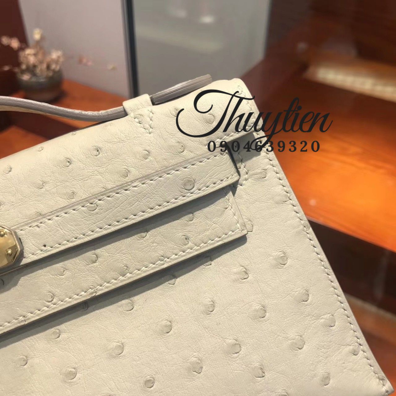 Túi Hm Kelly Da Đà Điểu Like Auth 99% - Xưởng Sỉ Túi Xách Cao Cấp