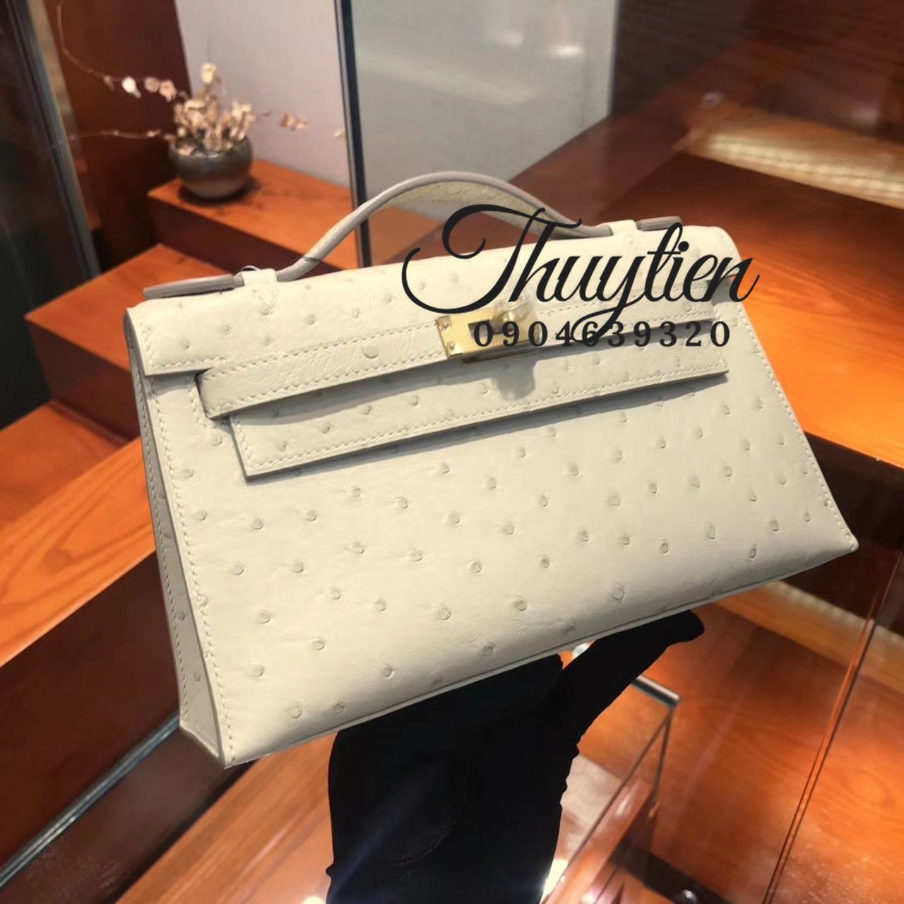 Túi Hm Kelly Da Đà Điểu Like Auth 99% - Xưởng Sỉ Túi Xách Cao Cấp