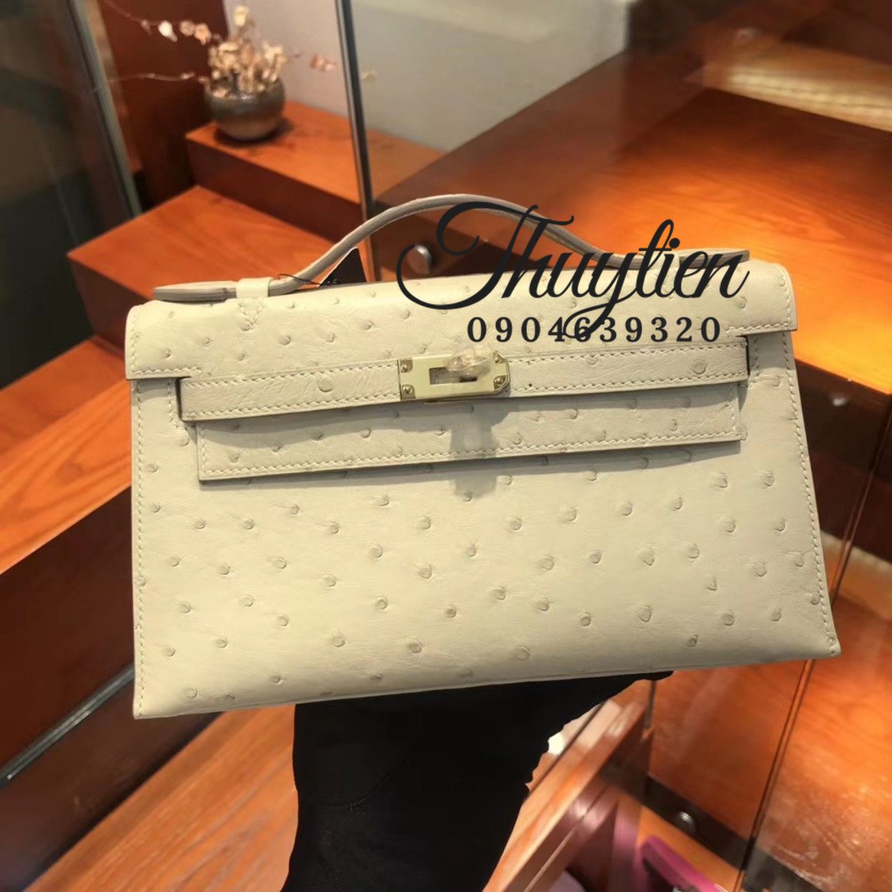 Túi Hm Kelly Da Đà Điểu Like Auth 99% - Xưởng Sỉ Túi Xách Cao Cấp