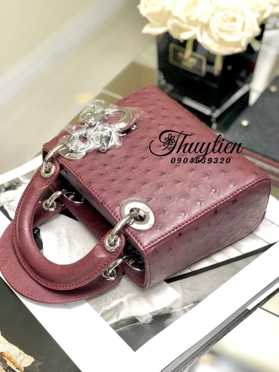 Túi xách nữ Dior lady DLite size 24cm hoạ tiết da báo đẹp sang mẫu m lien fashion #3 Túi xách nữ Dior lady DLite size 24cm hoạ tiết da báo đẹp sang mẫu m lien fashion