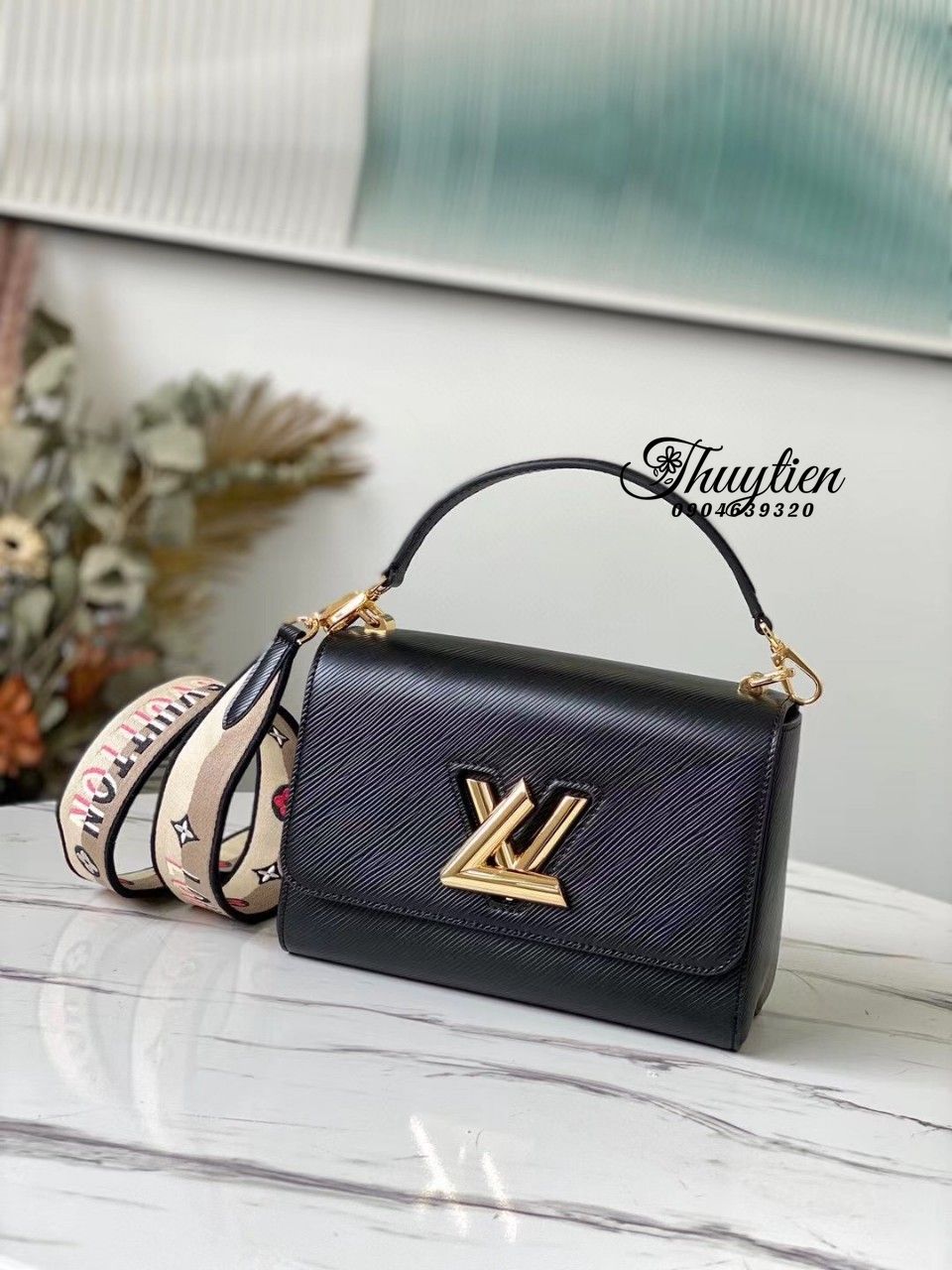 Túi xách Louis Vuitton Epi leather Twist Mini Handbags siêu cấp màu đen  size 23 cm  M57050  Túi Xách Nữ Túi Xách Đẹp Túi Xách Giày Dép Nữ   Bước Thời Trang