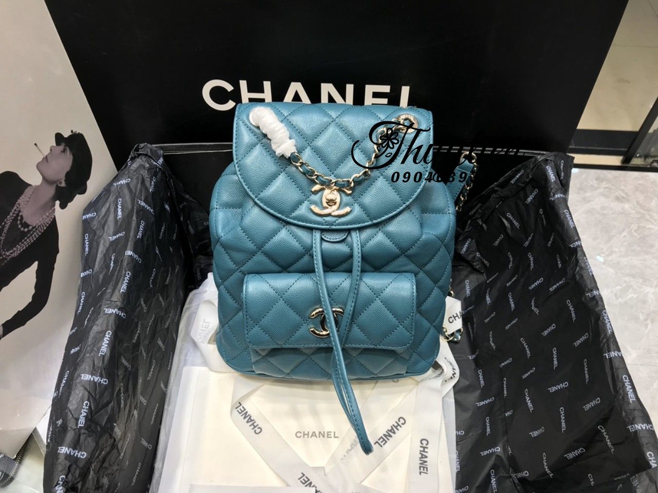 Balo Chanel 22 Backpack Cở Lớn Màu Đen  Nice Bag