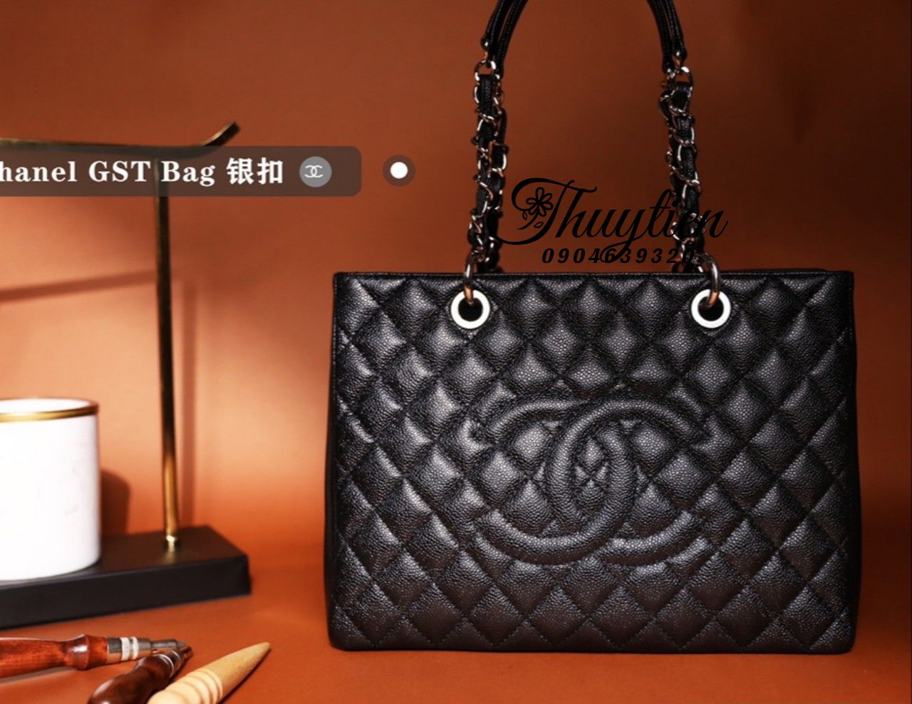 Chanel 19 shopping bag Shiny lambskin goldtone silvertone   rutheniumfinish metal black  Fashion  CHANEL