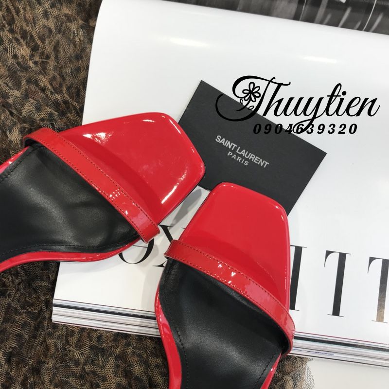 Dép Cao Gót Ysl Hàng Hiệu Cao Cấp Like Auth 1:1 - Xem Giá Giày Vip Tại Zalo