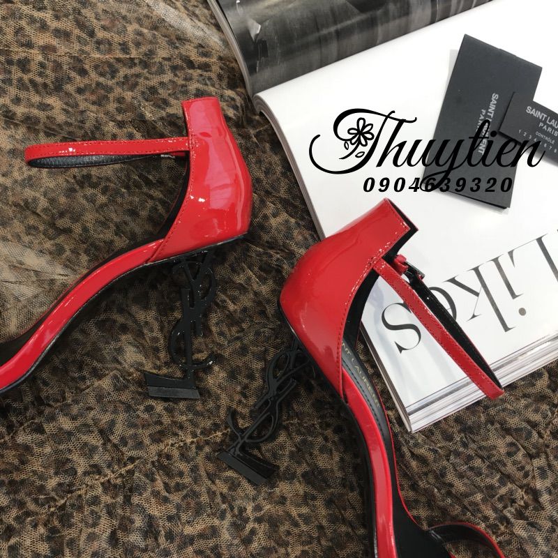 Dép Quay Hậu Hàng Hiệu Ysl Cao Cấp Nhất - Bộ Sưu Tập Giày Dép Da Thật