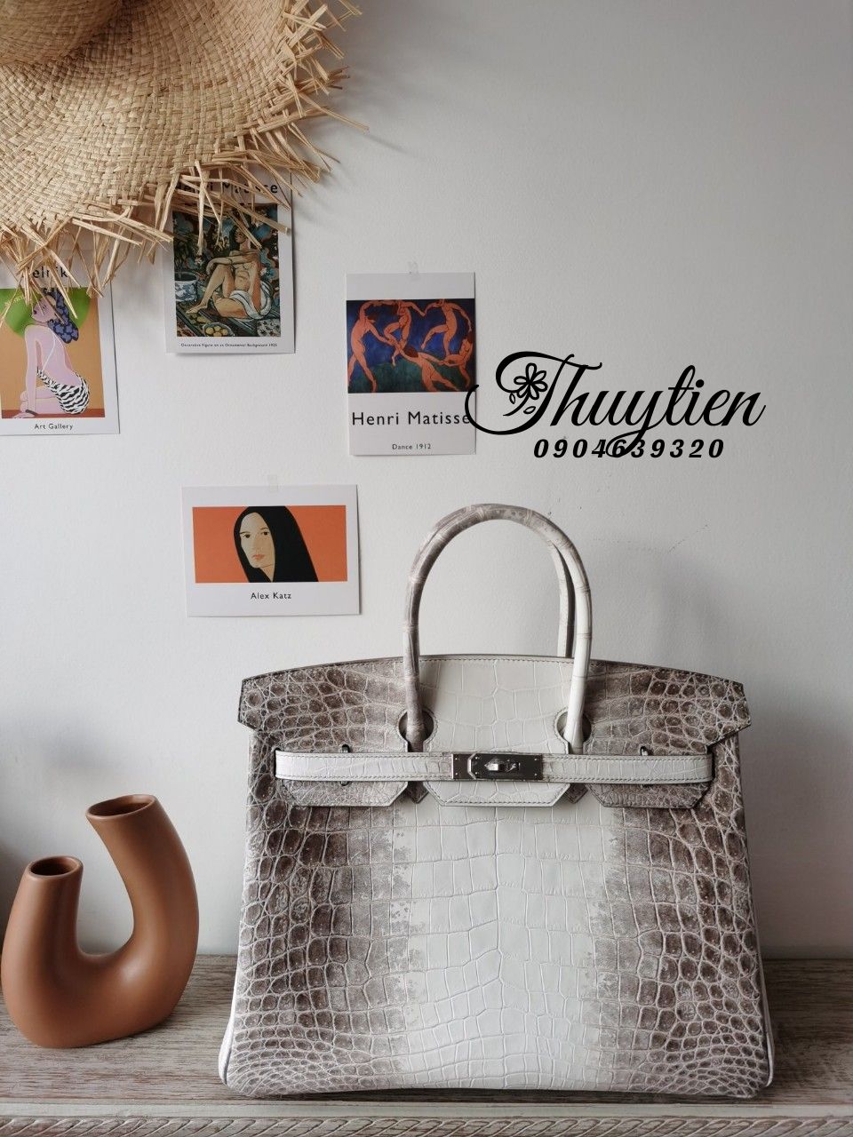 Túi Hm Birkin Da Cá Sấu Bạch Tạng Vip - Túi Xách Hermes Gửi Đi Mỹ