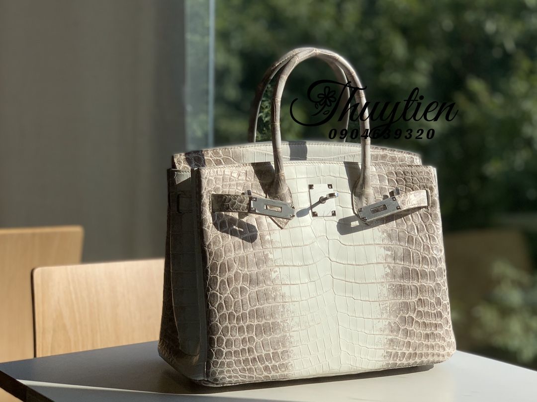 Túi Hm Birkin Da Cá Sấu Bạch Tạng Vip - Túi Xách Hermes Gửi Đi Mỹ