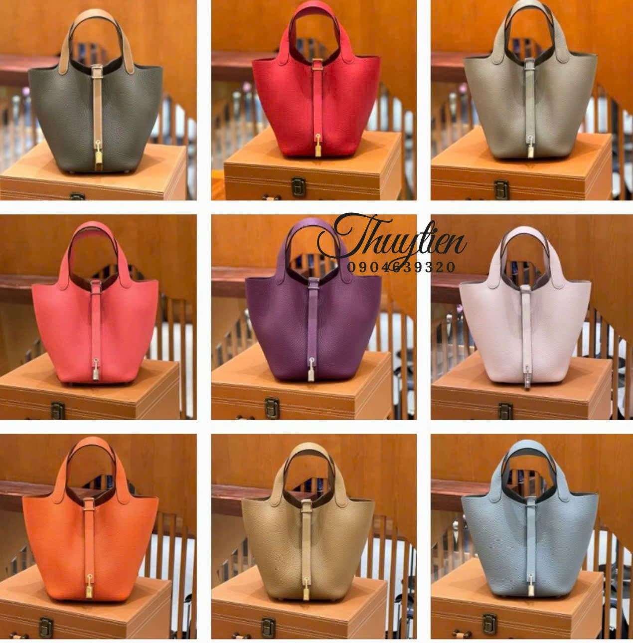 Tổng Hợp Các Mẫu Giỏ Xách Hermes Picotin Handmade - Shop Túi Vip Tại Hà Nội