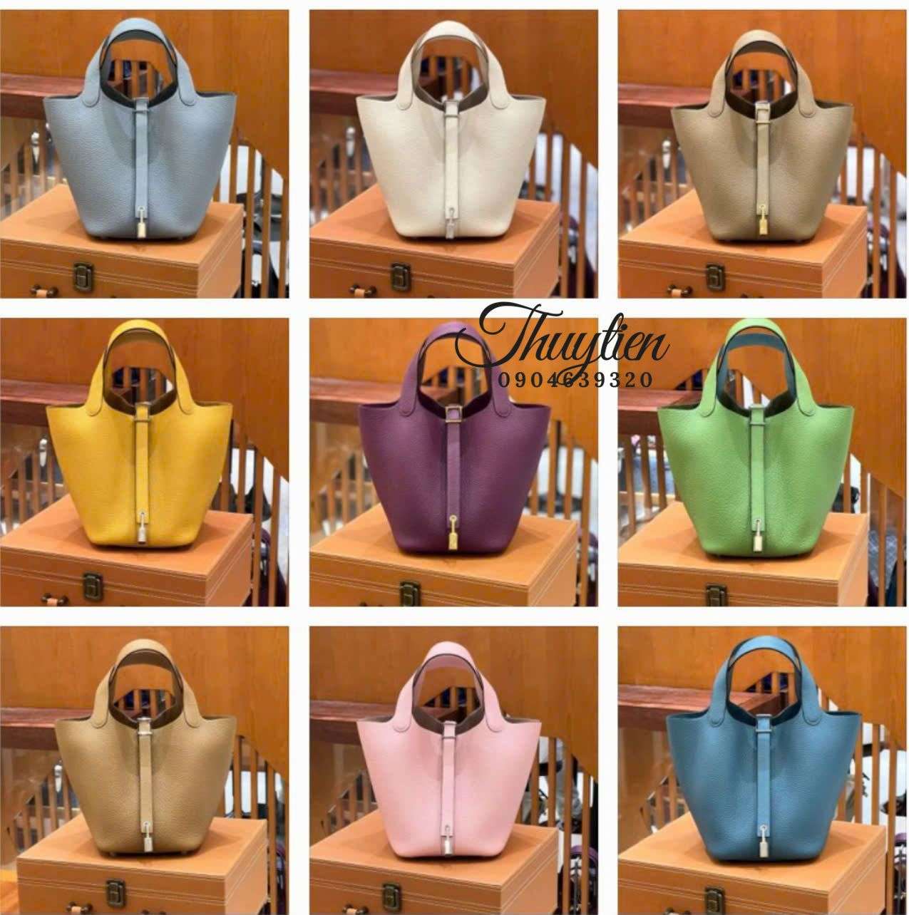 Tổng Hợp Các Mẫu Giỏ Xách Hermes Picotin Handmade - Shop Túi Vip Tại Hà Nội