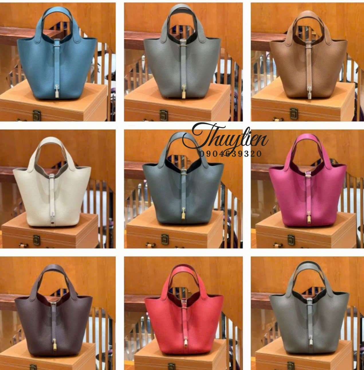 Tổng Hợp Các Mẫu Giỏ Xách Hermes Picotin Handmade - Shop Túi Vip Tại Hà Nội
