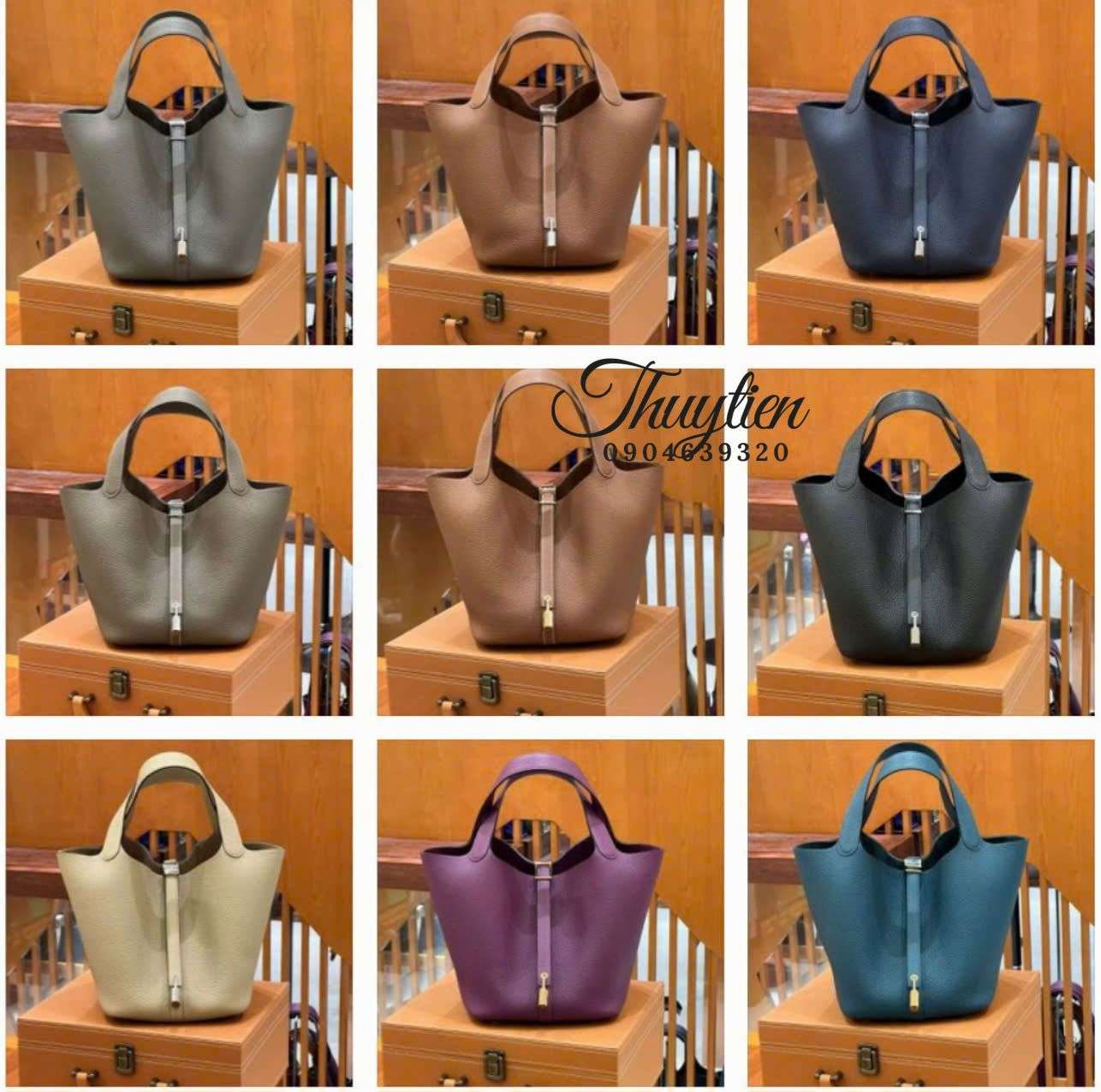 Tổng Hợp Các Mẫu Giỏ Xách Hermes Picotin Handmade - Shop Túi Vip Tại Hà Nội