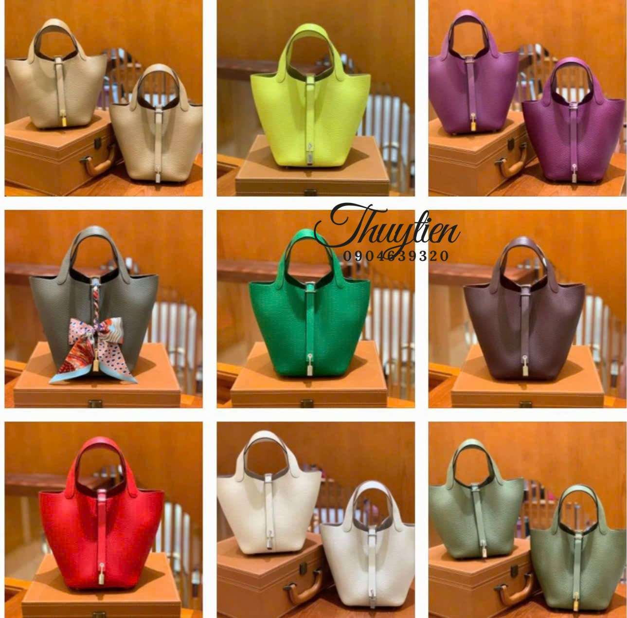 Tổng Hợp Các Mẫu Giỏ Xách Hermes Picotin Handmade - Shop Túi Vip Tại Hà Nội
