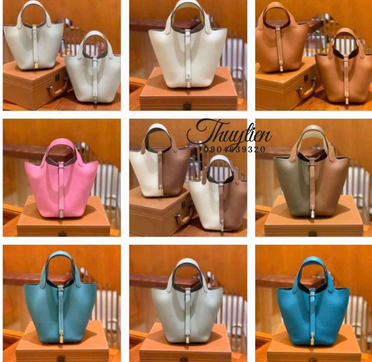 Tổng Hợp Các Mẫu Giỏ Xách Hermes Picotin Handmade - Shop Túi Vip Tại Hà Nội