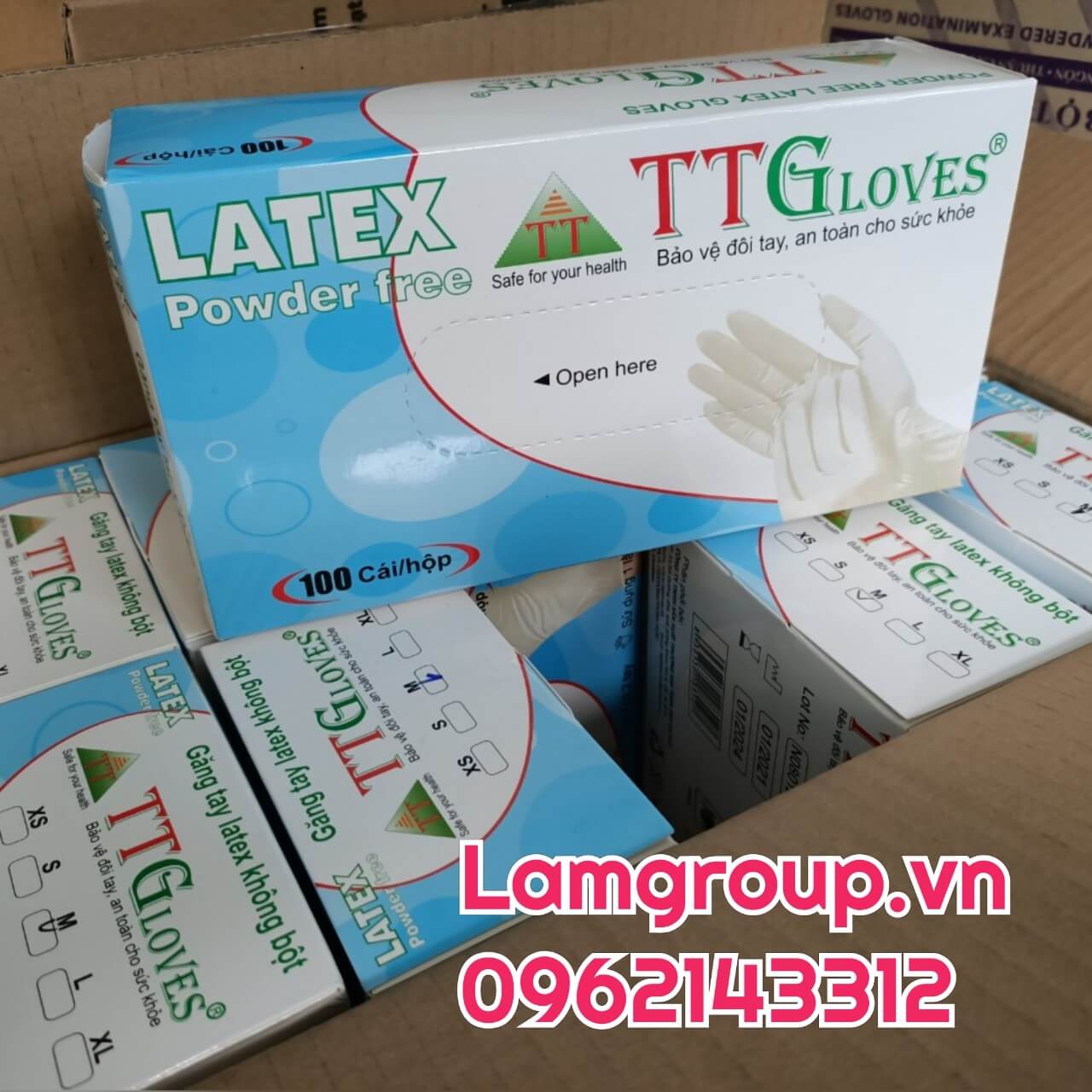 Găng tay y tế TT Gloves Latex không bột Găng tay y tế TT Gloves Latex không bột