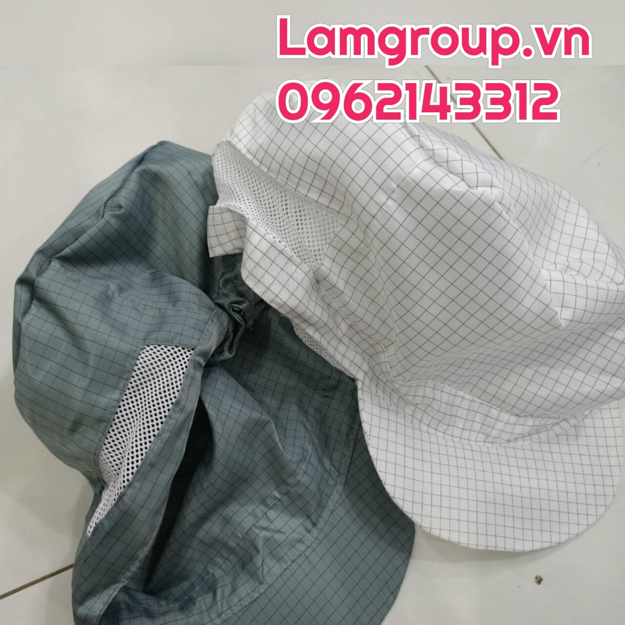 Nón tĩnh điện màu xanh - màu đỏ - màu hồng - màu trắng -màu vàng Nón tĩnh điện màu xanh - màu đỏ - màu hồng - màu trắng -màu vàng