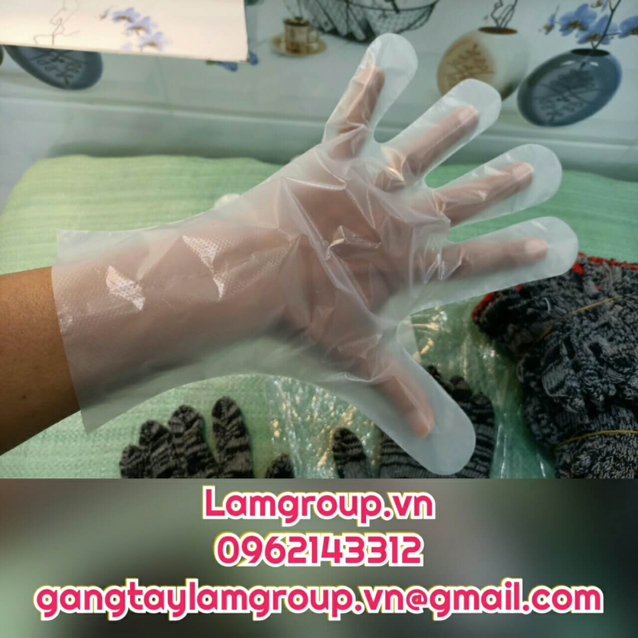 Điểm bán sỉ Găng tay nilon xốp trắng các chợ đầu mối nông sản và chợ Lớn tại Sài Gòn Điểm bán sỉ Găng tay nilon xốp trắng các chợ đầu mối nông sản và chợ Lớn tại Sài Gòn