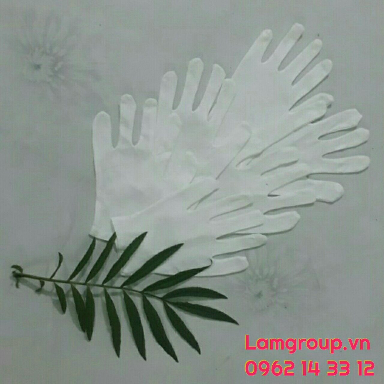 bao tay vải trắng bao tay vải trắng