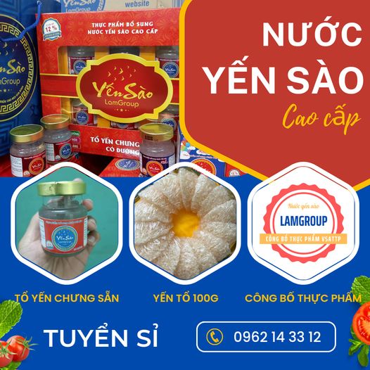 Hộp quà tặng mùa Tết nước yến sào cao cấp ý nghĩa Hộp quà tặng mùa Tết nước yến sào cao cấp ý nghĩa