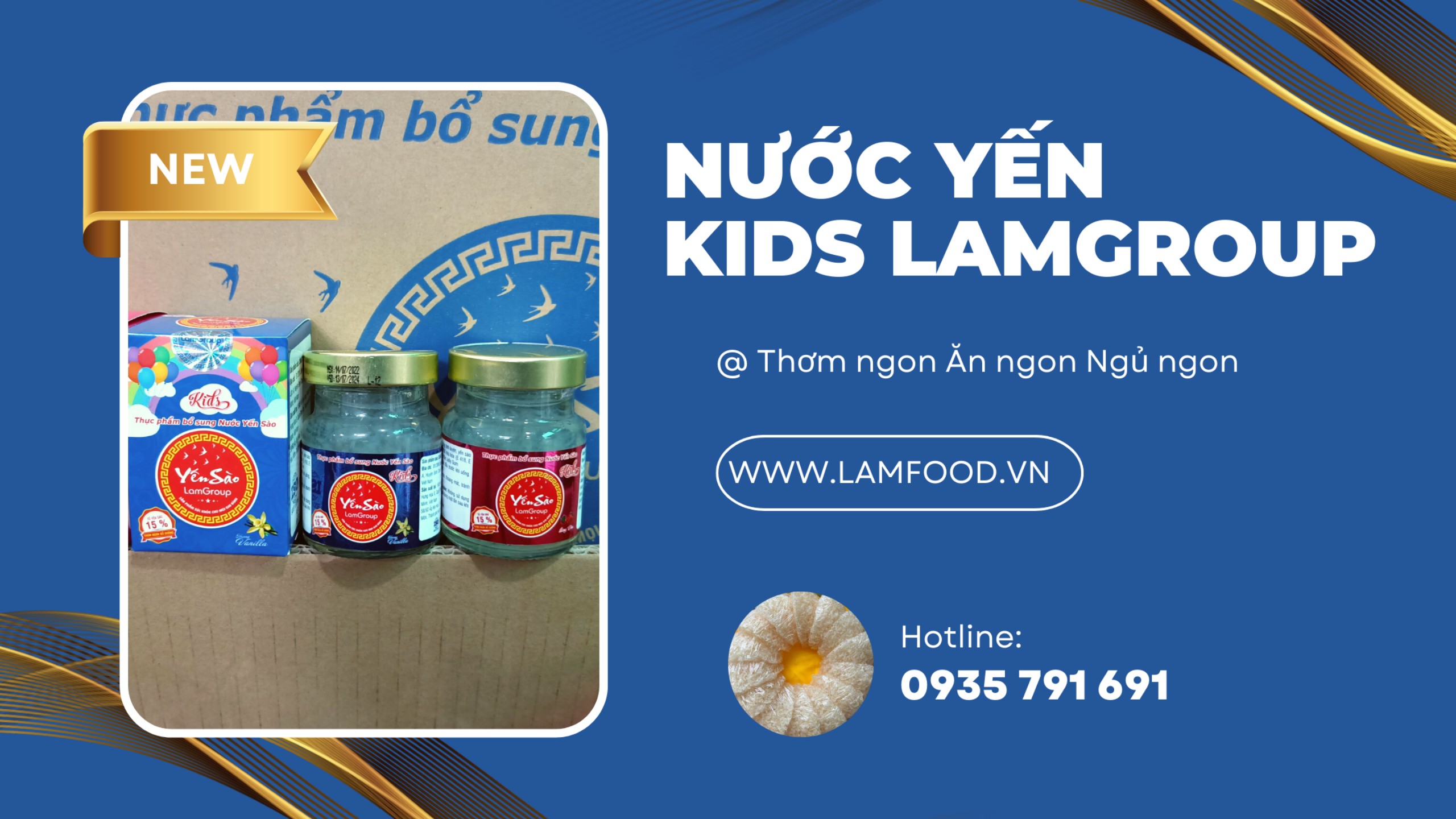 Hộp quà Tổ yến sào chưng sẵn 6 lọ 70ml Lamgroup biếu tặng mùa Tất niên Tết nguyên đán xuân Quý Mão năm 2023 giá sỉ nhất nhì Thành phố Hồ Chí Minh Hộp quà Tổ yến sào chưng sẵn 6 lọ 70ml Lamgroup biếu tặng mùa Tất niên Tết nguyên đán xuân Quý Mão năm 2023 giá sỉ nhất nhì Thành phố Hồ Chí Minh
