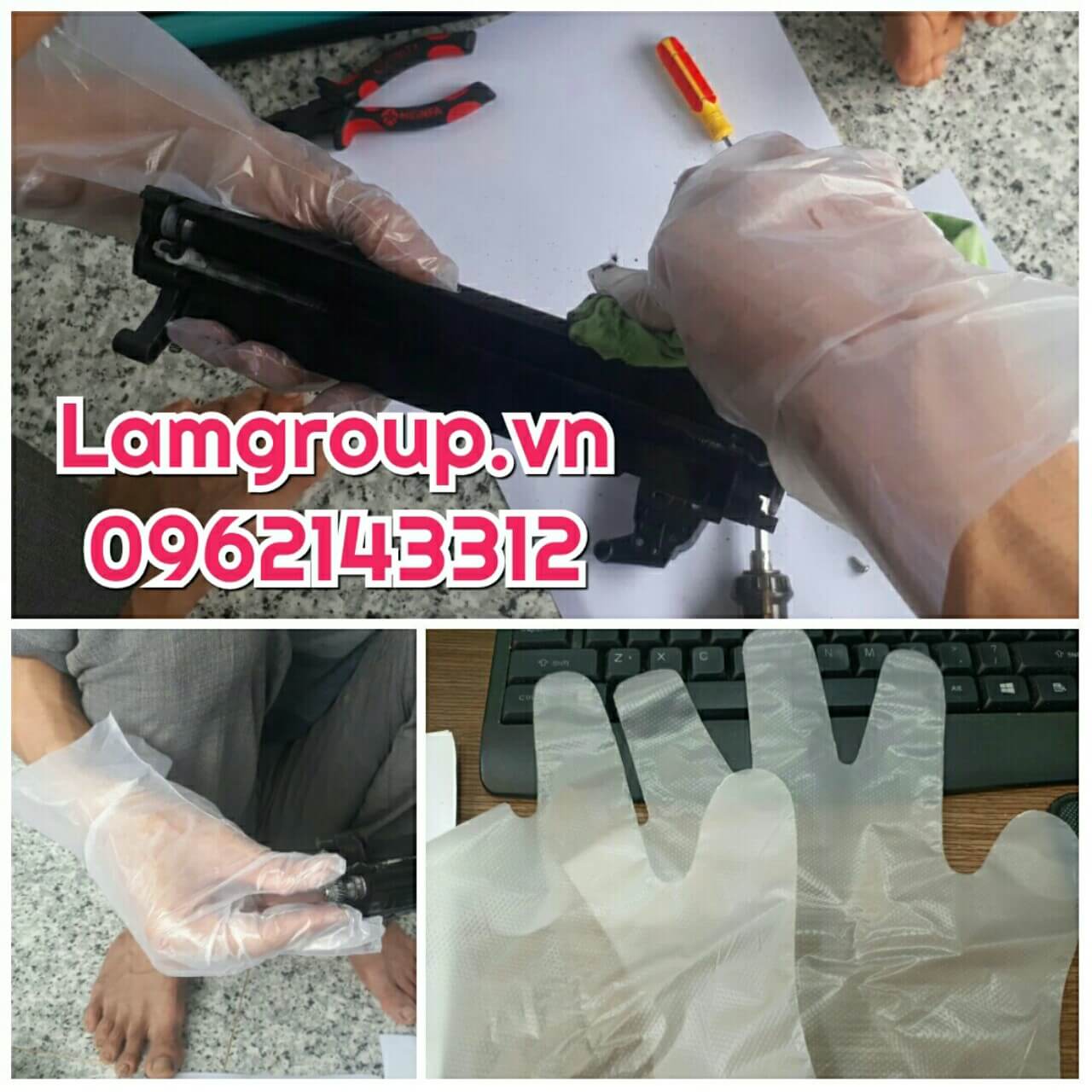 Cung cấp găng tay nilon xốp trắng giá rẻ tại TP.HCM Cung cấp găng tay nilon xốp trắng giá rẻ tại TP.HCM