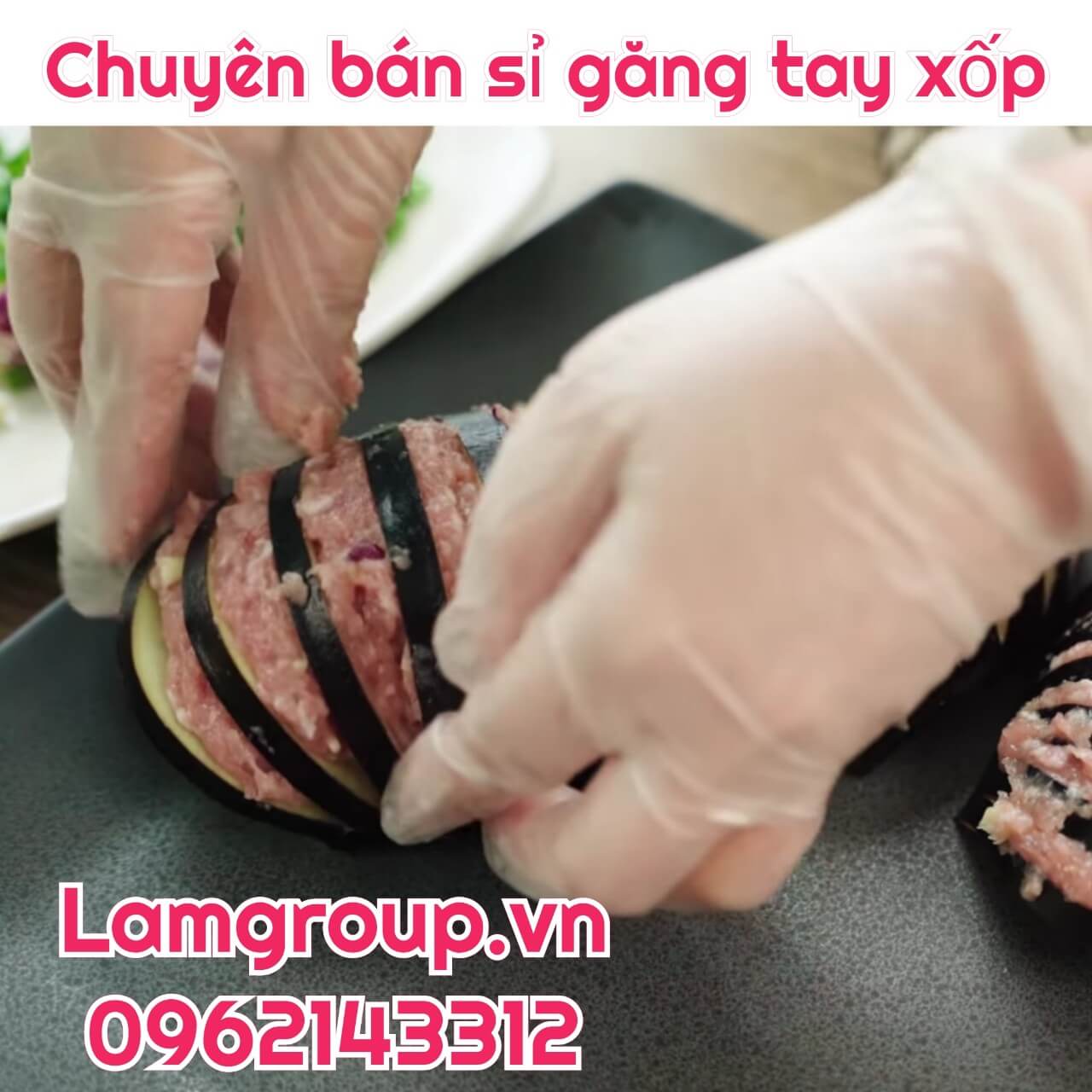 Găng tay nilon nhựa PE nguyên sinh Găng tay nilon nhựa PE nguyên sinh