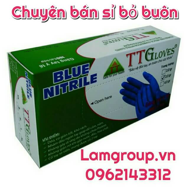 Bao tay y tế Nitrile TT-glove Bao tay y tế Nitrile TT-glove