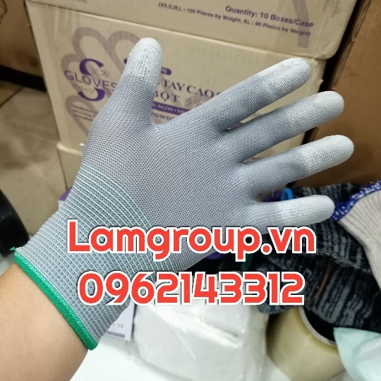 Kho sỉ găng tay phủ PU cho các đại lý TP.HCM Kho sỉ găng tay phủ PU cho các đại lý TP.HCM