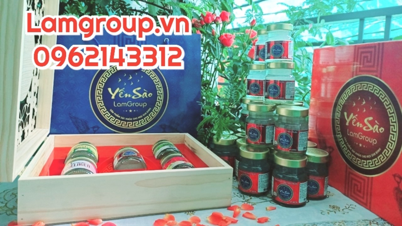 Set quà tặng Tết Quý mão 2023 - bộ nước yến 70ml Lamgroup cho nhân viên công ty ý nghĩa Set quà tặng Tết Quý mão 2023 - bộ nước yến 70ml Lamgroup cho nhân viên công ty ý nghĩa