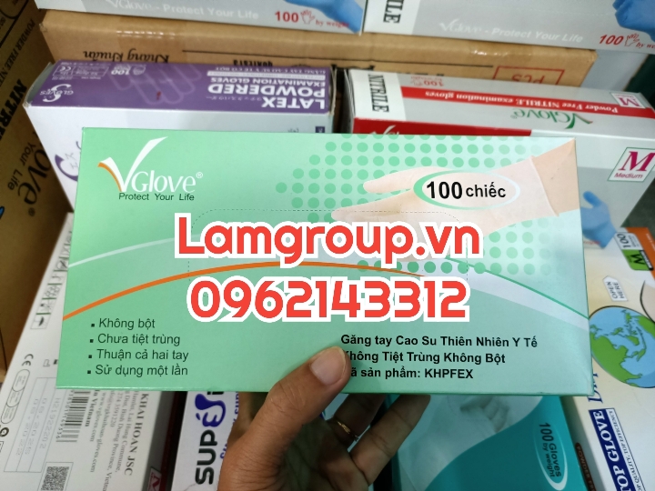 Cơ sở cung cấp găng tay cao su y tế tự nhiên latex không bột giá tốt tại TP.HCM Cơ sở cung cấp găng tay cao su y tế tự nhiên latex không bột giá tốt tại TP.HCM