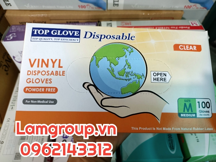 Cơ sở cung cấp găng tay cao su y tế tự nhiên latex không bột giá tốt tại TP.HCM Cơ sở cung cấp găng tay cao su y tế tự nhiên latex không bột giá tốt tại TP.HCM