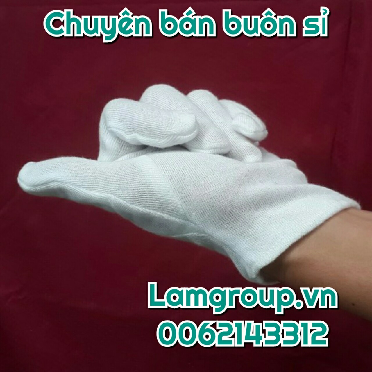 Găng tay vải trắng dùng trong nhà máy công nghiệp Găng tay vải trắng dùng trong nhà máy công nghiệp