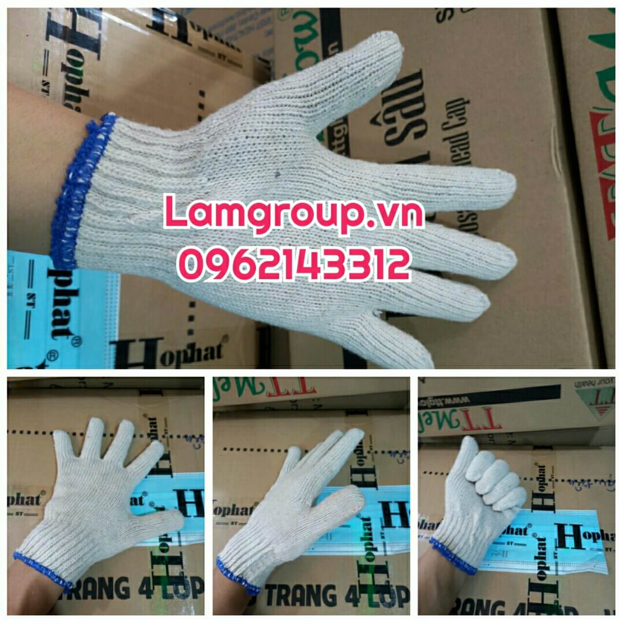 Găng tay len trắng giá rẻ nhất TP.HCM Găng tay len trắng giá rẻ nhất TP.HCM