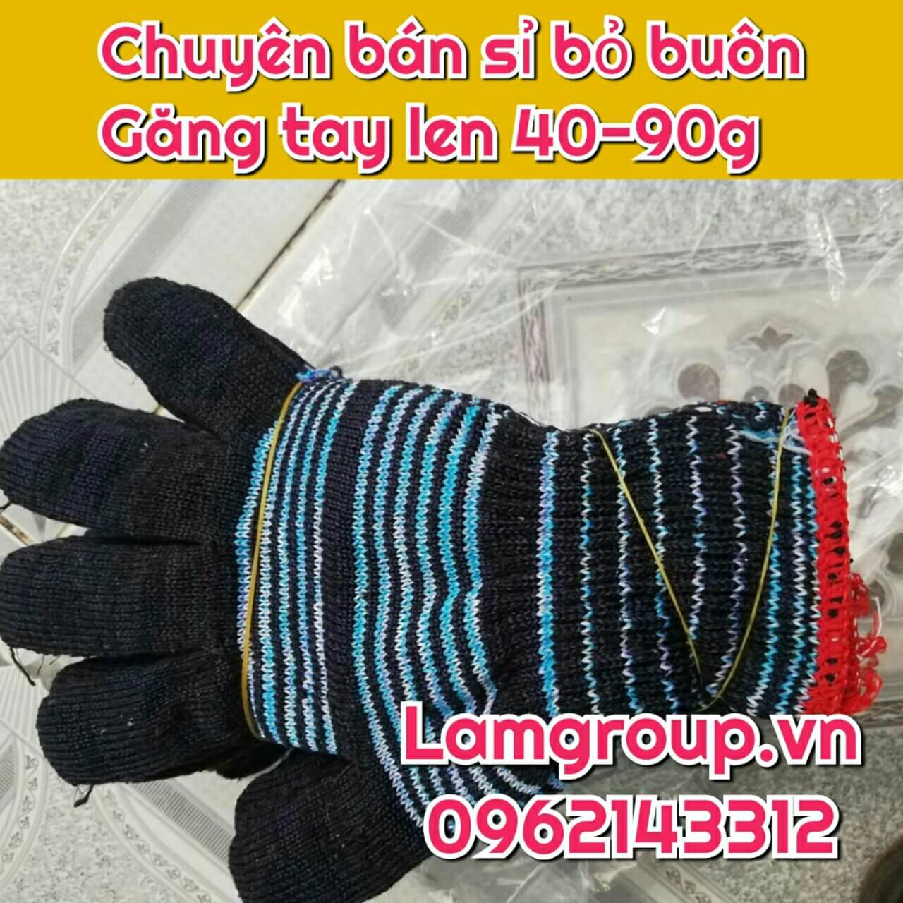 Găng tay sợi len bảo hộ lao động trong ngành sắt thép Găng tay sợi len bảo hộ lao động trong ngành sắt thép