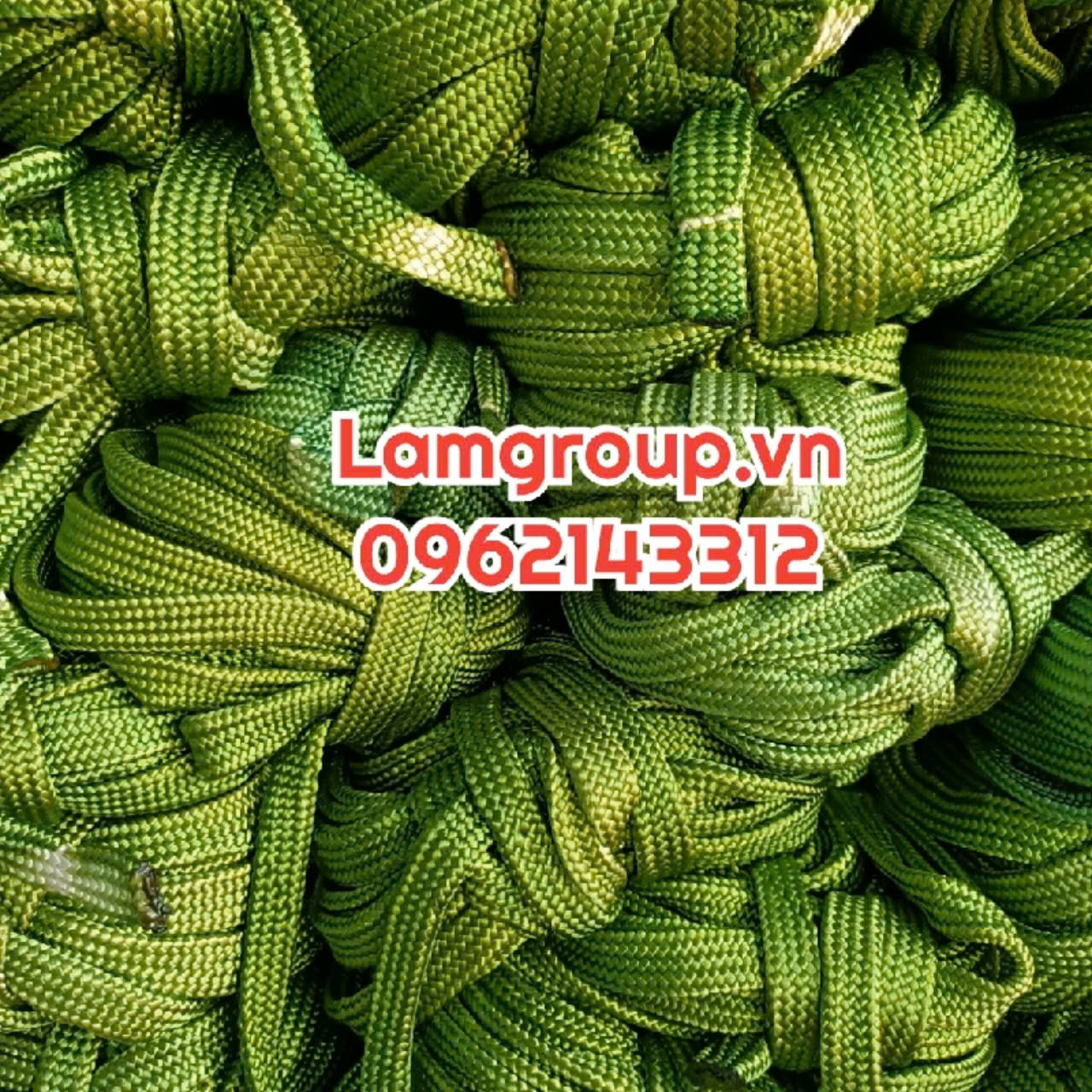 Kho sỉ các loại dây dù: bản dẹt và bản tròn Kho sỉ các loại dây dù: bản dẹt và bản tròn