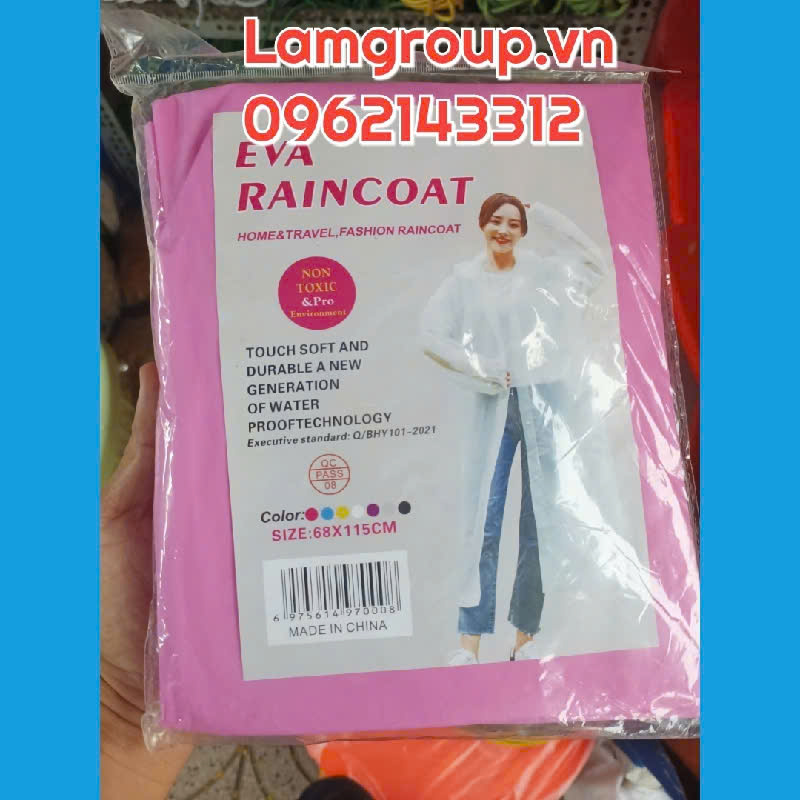 Áo mưa EVA Raincoat Áo mưa EVA Raincoat