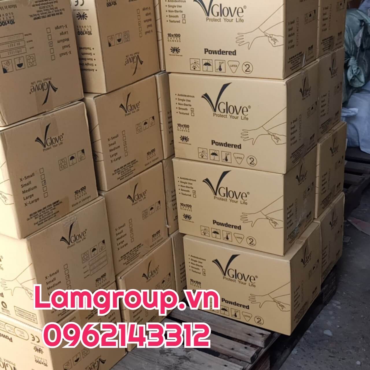 Găng tay y tế Vgloves nitrile có bột Găng tay y tế Vgloves nitrile có bột