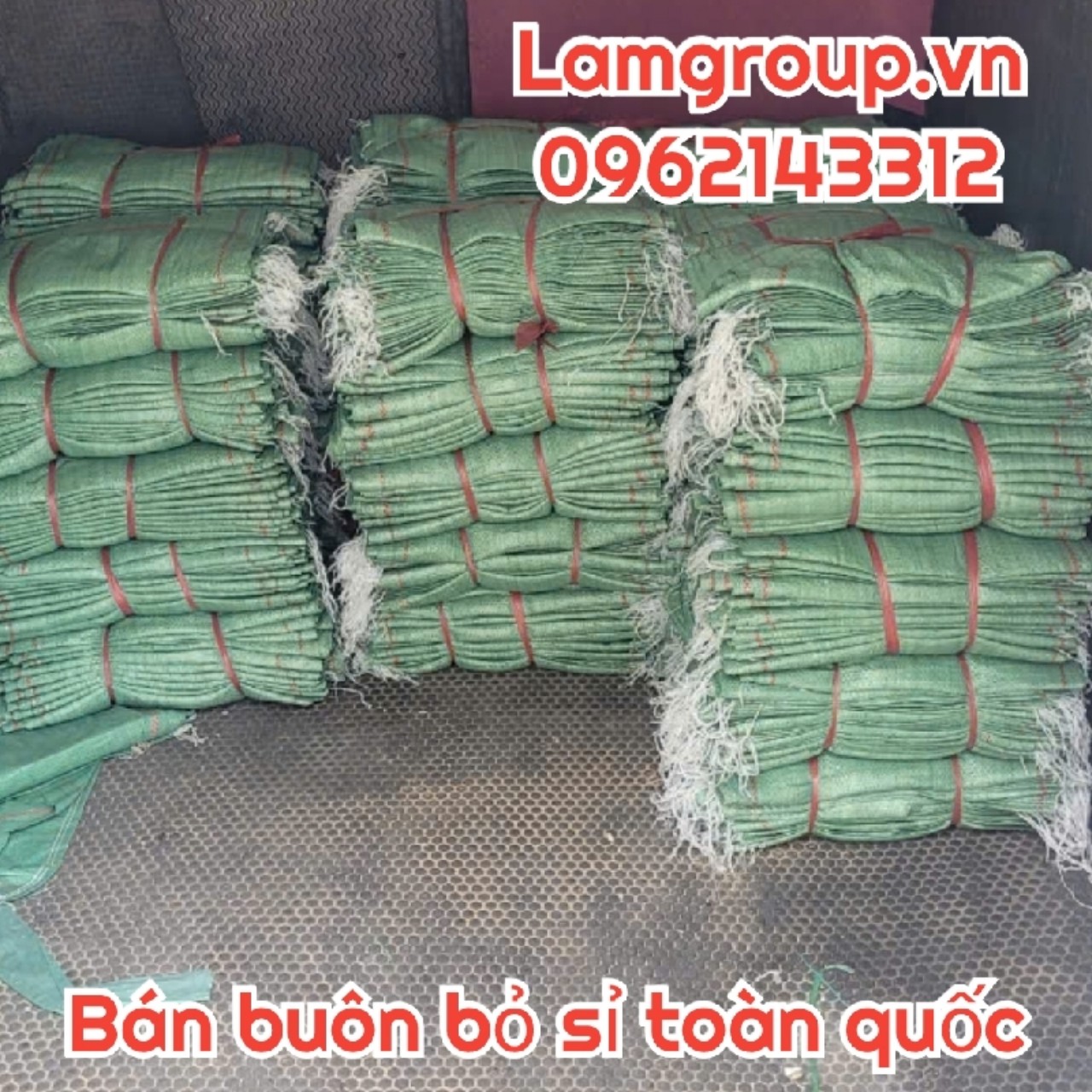 Xưởng sản xuất bao tải dứa xanh đựng lúa gạo Xưởng sản xuất bao tải dứa xanh đựng lúa gạo