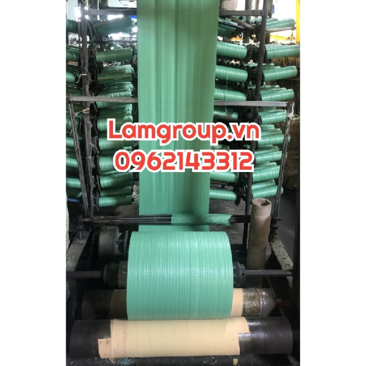 Xưởng sản xuất bao tải dứa xanh đựng lúa gạo Xưởng sản xuất bao tải dứa xanh đựng lúa gạo