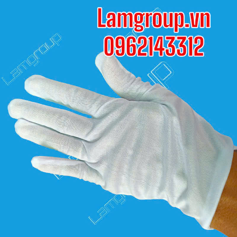Găng tay vải trắng trong công nghiệp Găng tay vải trắng trong công nghiệp