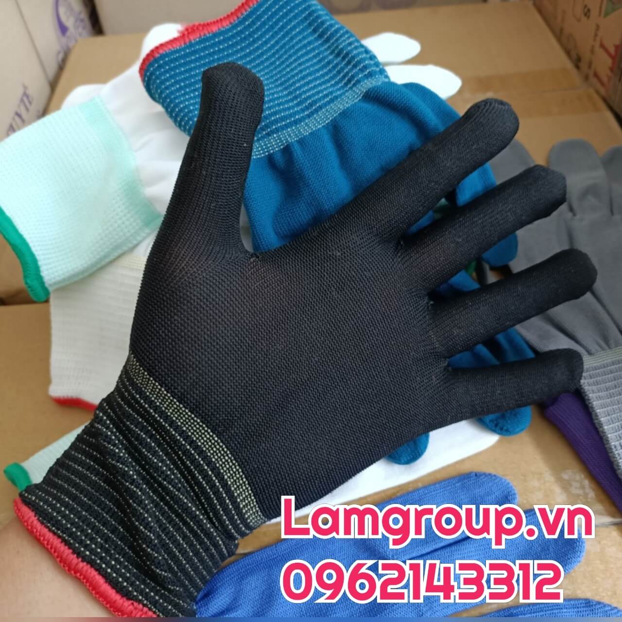 Bao tay phủ PU ngón và lòng bàn tay có viền và không viền màu trắng-xám cho ngành phòng sạch chống tĩnh điện Bao tay phủ PU ngón và lòng bàn tay có viền và không viền màu trắng-xám cho ngành phòng sạch chống tĩnh điện