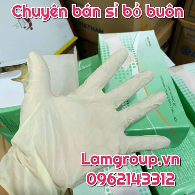 Bán sỉ găng tay y tế latex Bán sỉ găng tay y tế latex