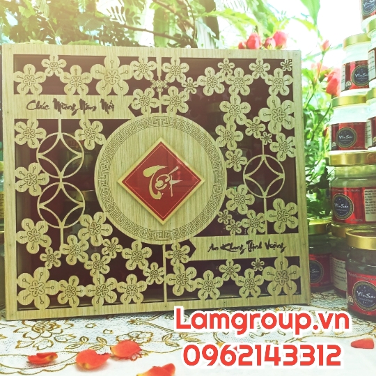 Set quà tặng Tết Quý mão 2023 - bộ nước yến 70ml Lamgroup cho nhân viên công ty ý nghĩa Set quà tặng Tết Quý mão 2023 - bộ nước yến 70ml Lamgroup cho nhân viên công ty ý nghĩa