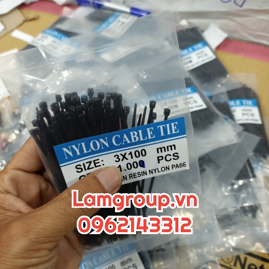 Dây rút nhựa màu đen Dây rút nhựa màu đen