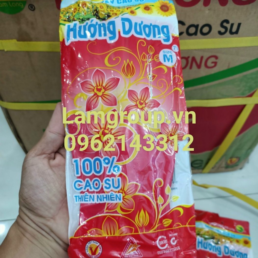 Găng tay cao su tự nhiên Đại lý chính thức Mặt trời Chợ Lớn Sài Gòn