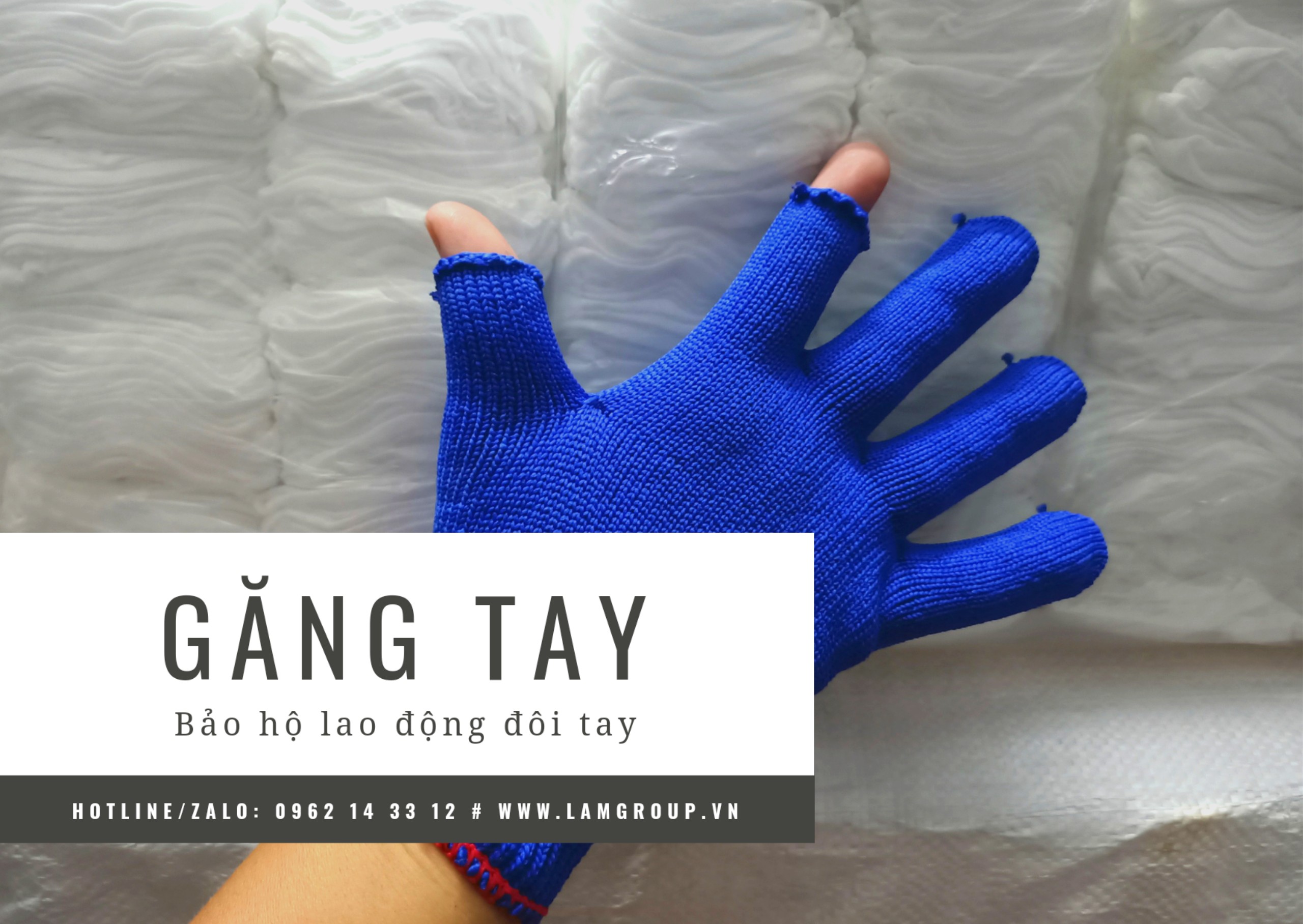 Găng tay sợi len cắt ngắn ngón Găng tay sợi len cắt ngắn ngón