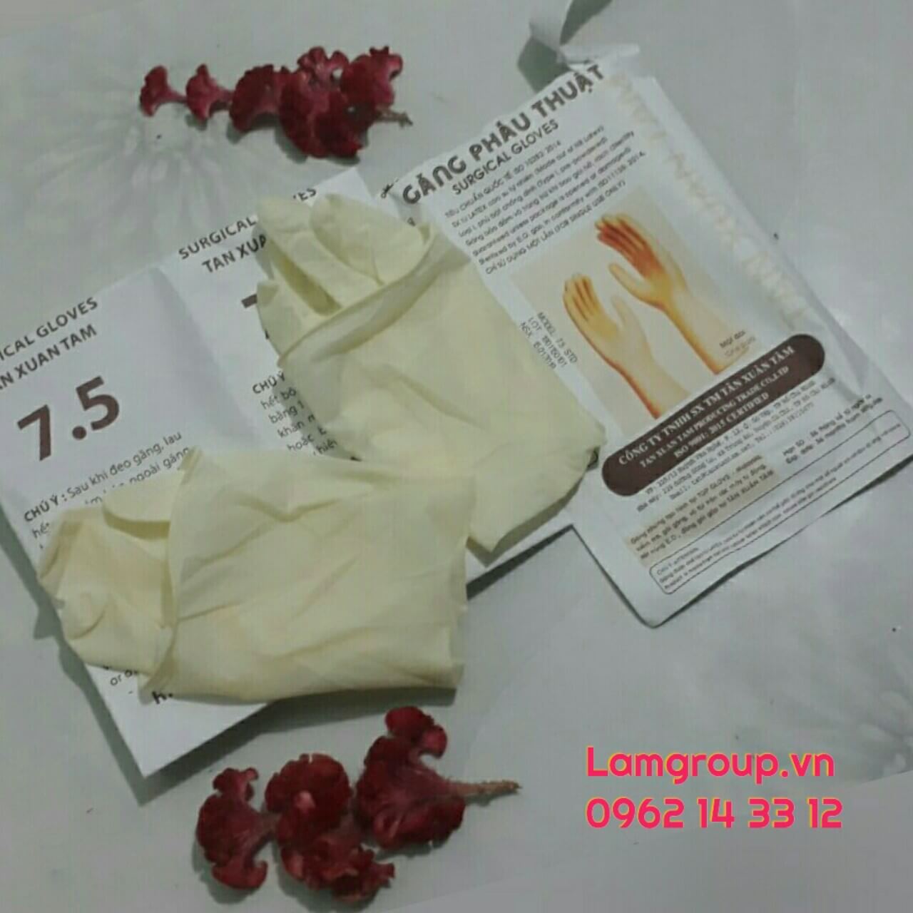 Găng tay y tế cao su dày chắc dai dùng tại các chợ đầu mối thịt cá tôm rau củ hoa quả Găng tay y tế cao su dày chắc dai dùng tại các chợ đầu mối thịt cá tôm rau củ hoa quả