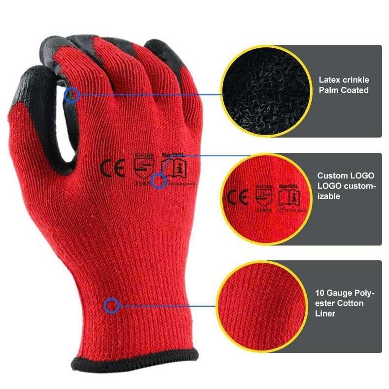 Găng tay bảo hộ phủ cao su Găng tay bảo hộ phủ cao su